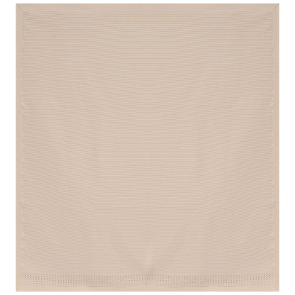 Holed Rib Knit Blanket