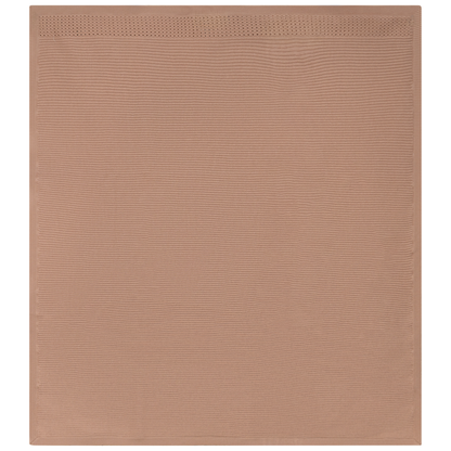 Holed Rib Knit Blanket