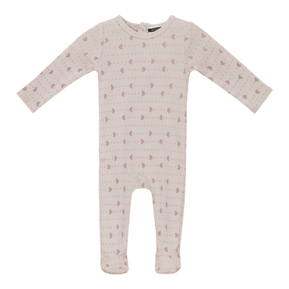 Star and Heart Print Onesie