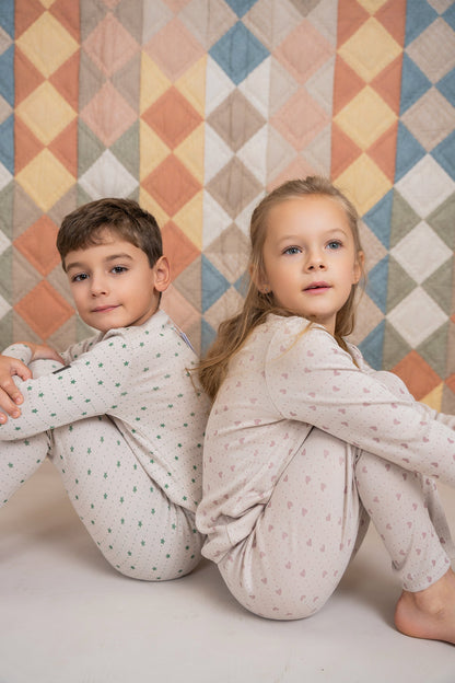 Star and Heart Print Set