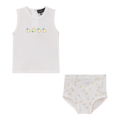 Strawberry and Pear Printed 2pc Set