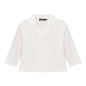 Woven Double Breasted Blazer