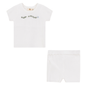 Rib knit Top and Shorts Set