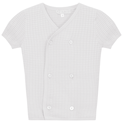 Knitted Double Breasted Top