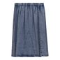 Washed Denim Midi Skirt