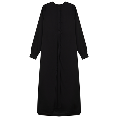 Midi Satin Shirt Dress