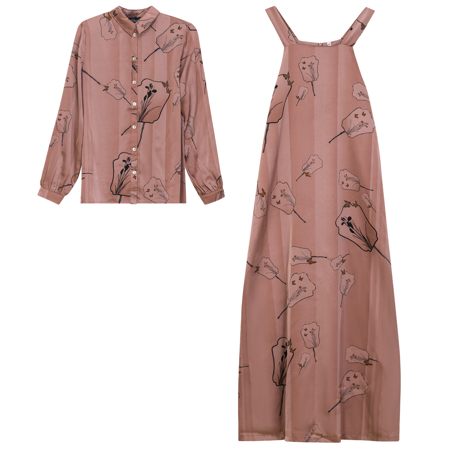 Satin Printed 2Pc Set