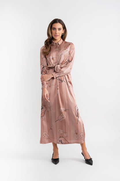 Satin Printed 2Pc Set