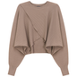 Cropped Wrap Sweater