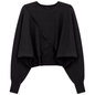 Cropped Wrap Sweater