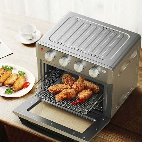 Space Saving Countertop Kitchen Convection Toaster Oven Air Fryer | Kitchen + Metal