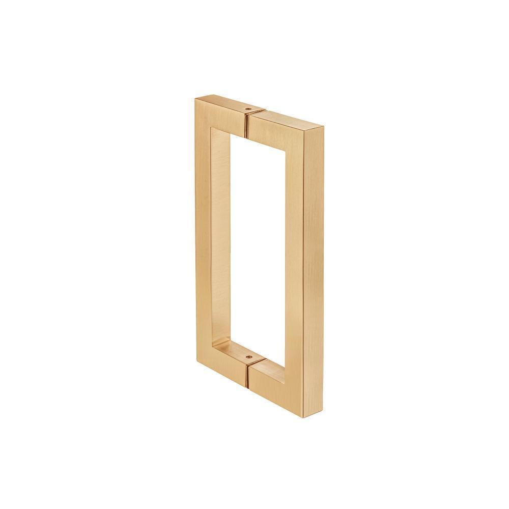 Flusso SDH.1000 8" Back-To-Back Square Shower Door Pull Handle