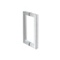 Flusso SDH.1000 8" Back-To-Back Square Shower Door Pull Handle