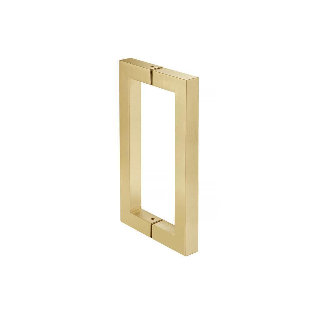 Flusso SDH.1000 8" Back-To-Back Square Shower Door Pull Handle
