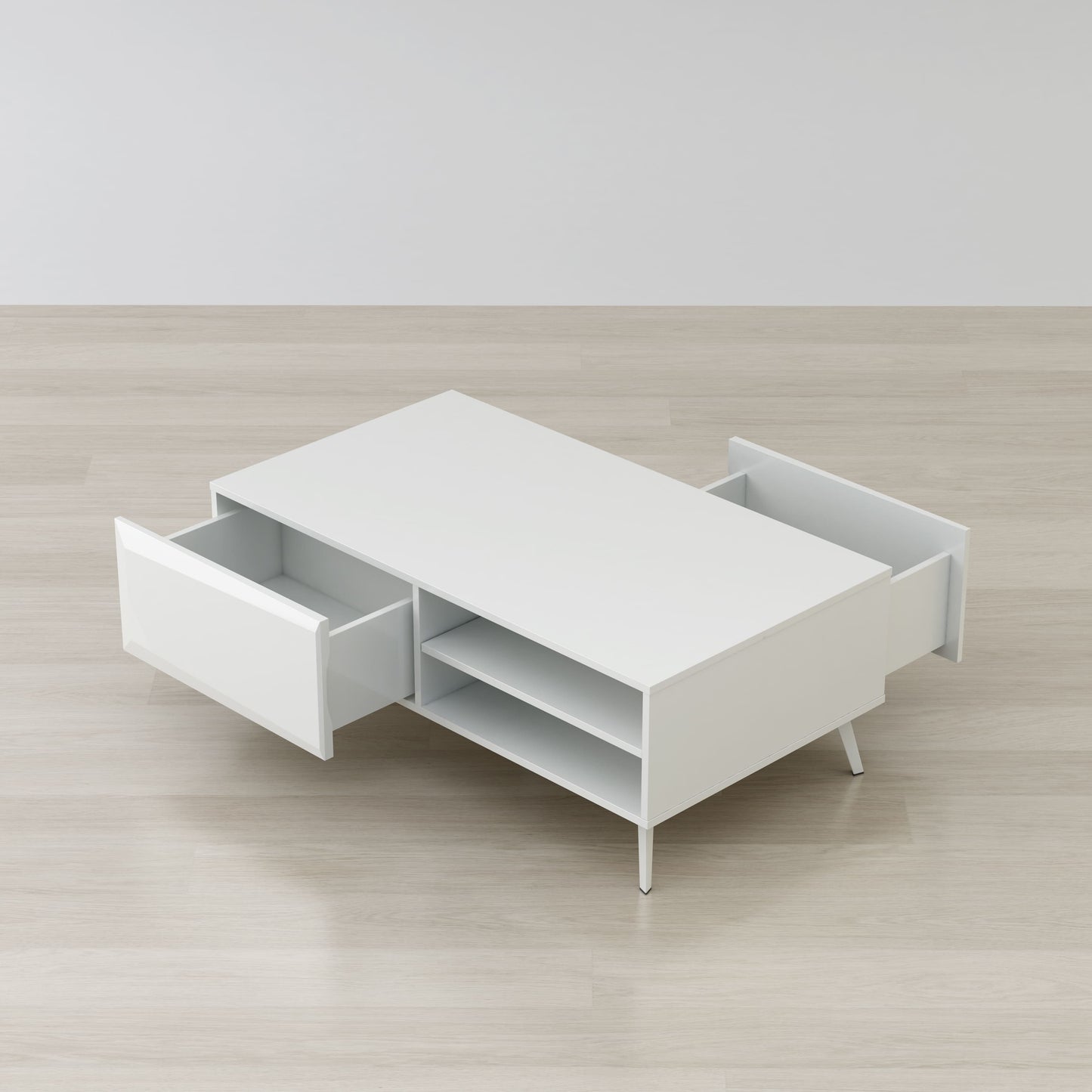 Altus 43" Coffee Table Gloss White