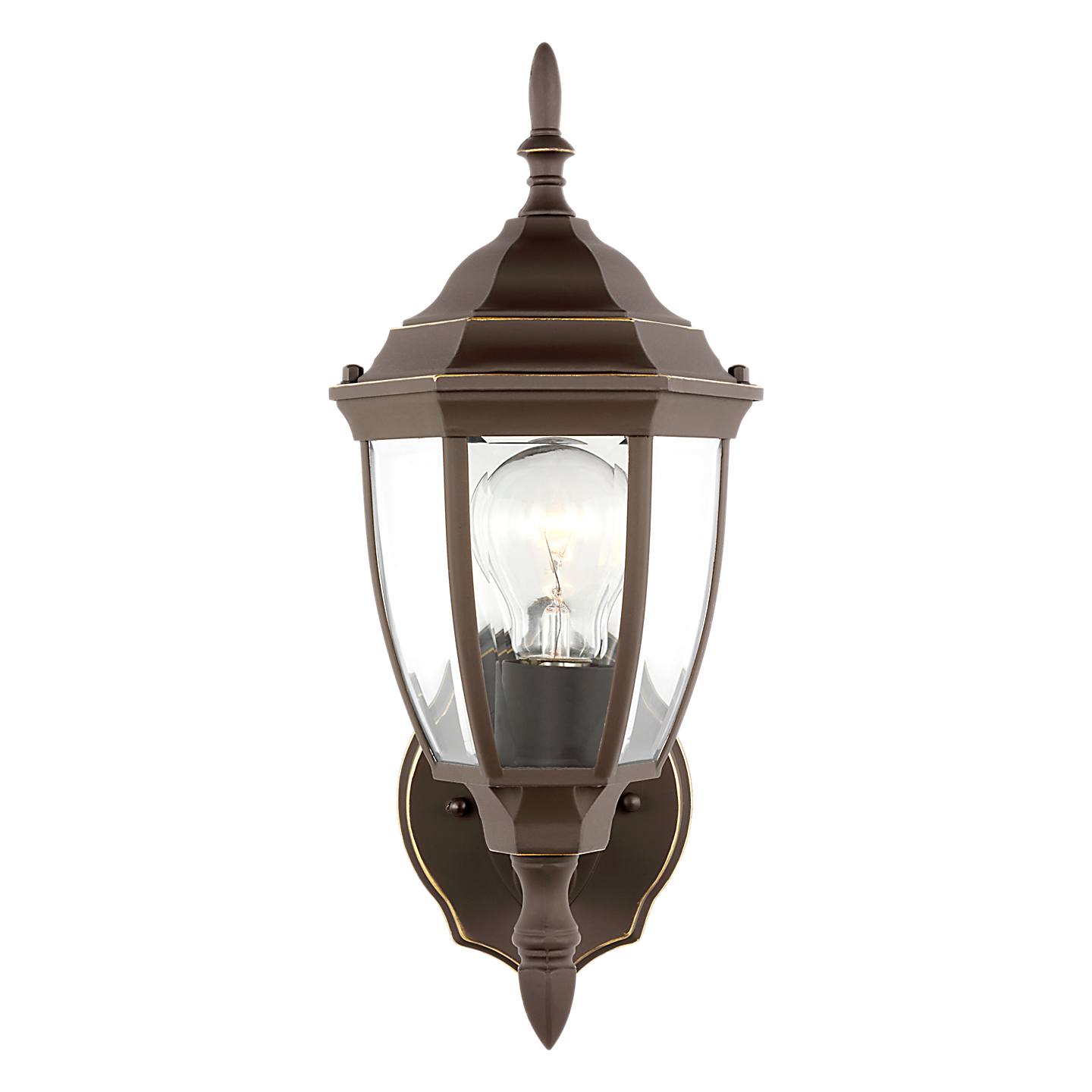 Bakersville Small Curve Up Wall Lantern