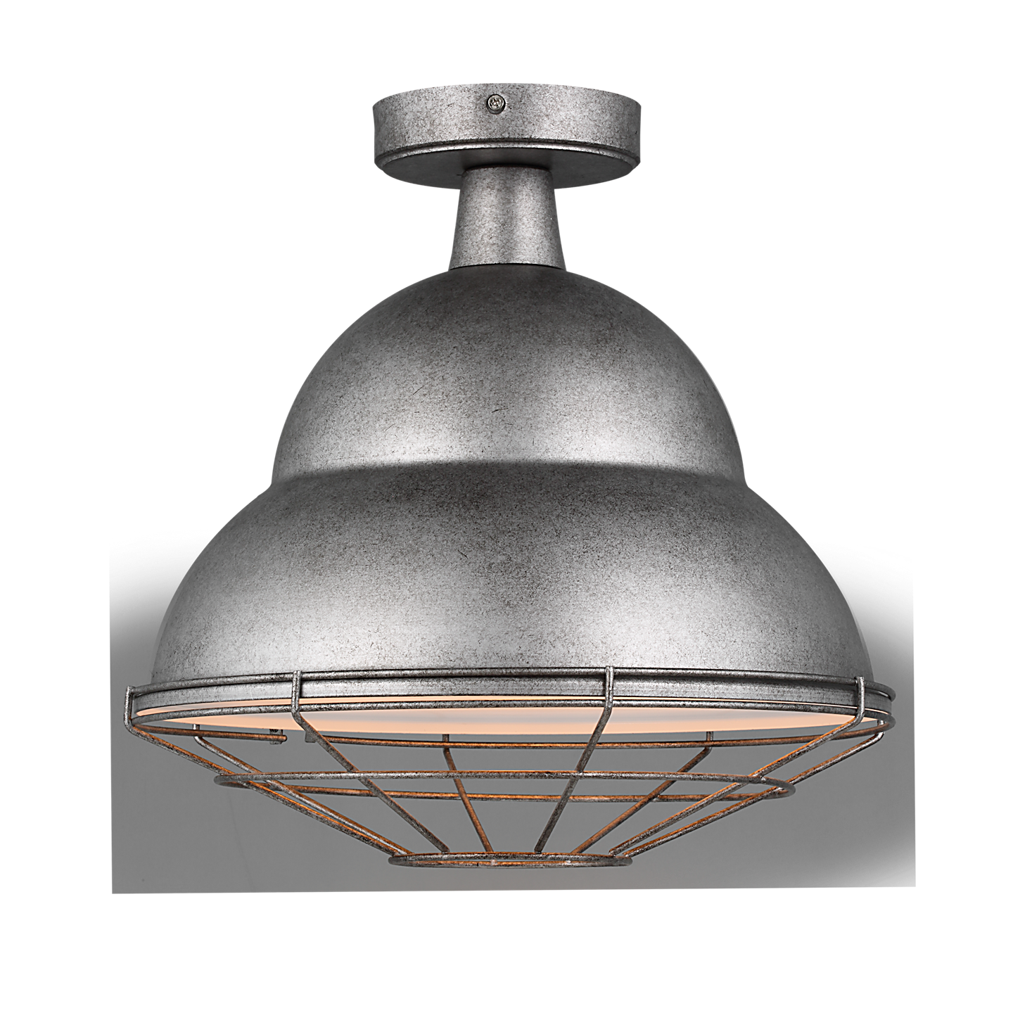 Barn Light Dome Flush Mount