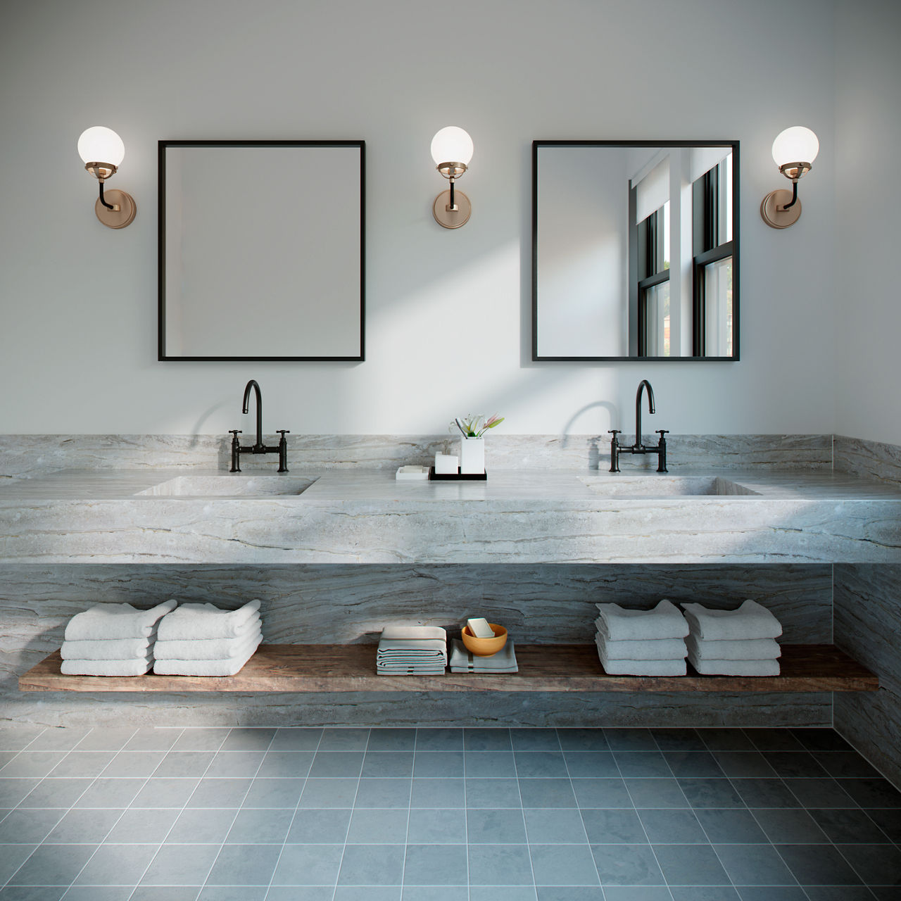 Cafe 1-Light Bath Sconce