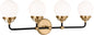 Cafe 4-Light Bath Sconce