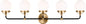 Cafe 5-Light Bath Sconce