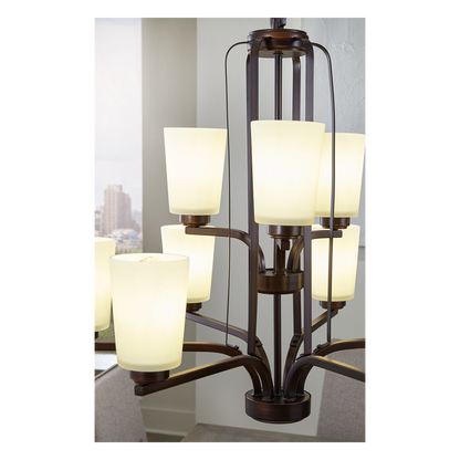 Franport 9-Light Chandelier