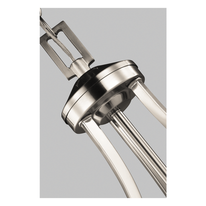 Hanford 3-Light Semi Flush Mount