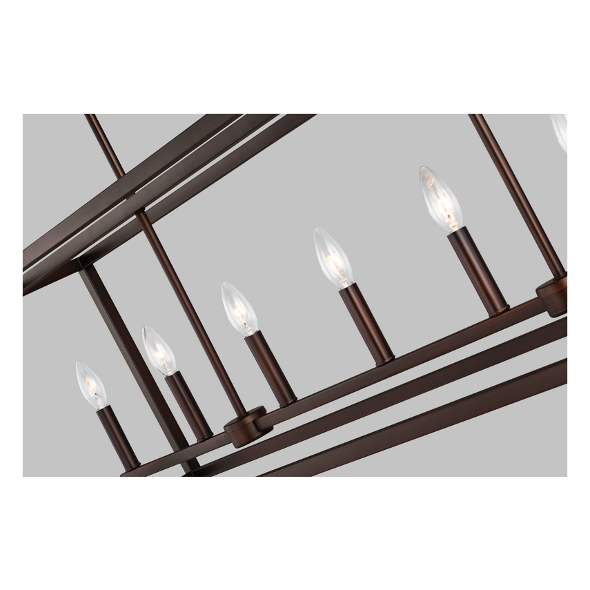 Moffet Street Large Linear Chandelier