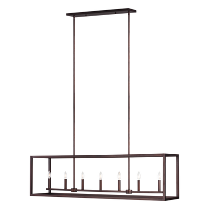 Moffet Street Large Linear Chandelier