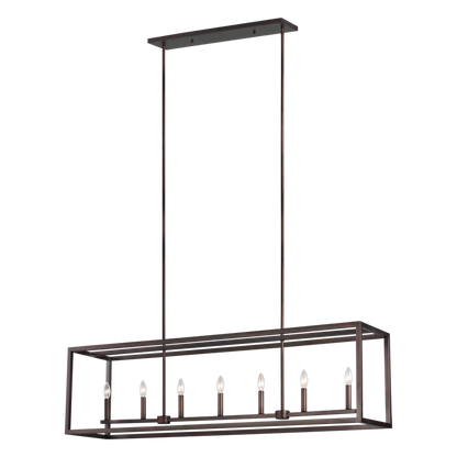 Moffet Street Large Linear Chandelier