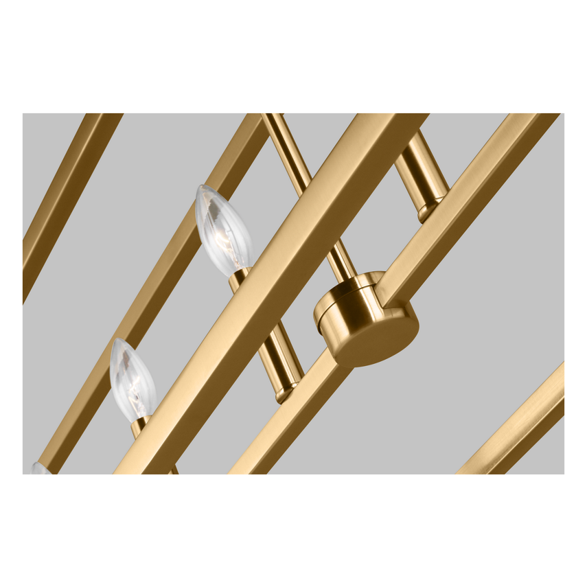Moffet Street Large Linear Chandelier