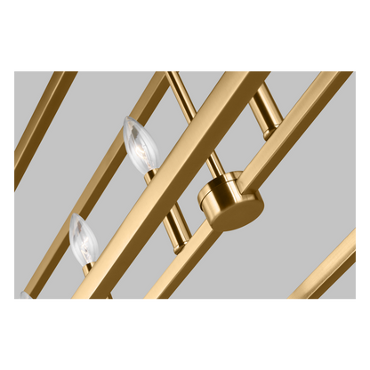 Moffet Street Large Linear Chandelier