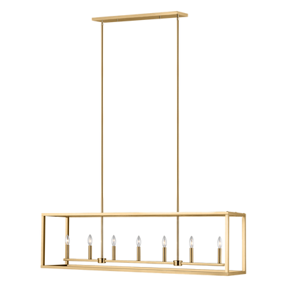 Moffet Street Large Linear Chandelier