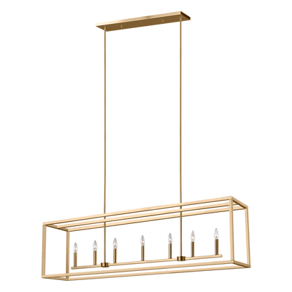 Moffet Street Large Linear Chandelier