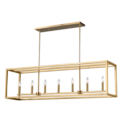 Moffet Street Large Linear Chandelier