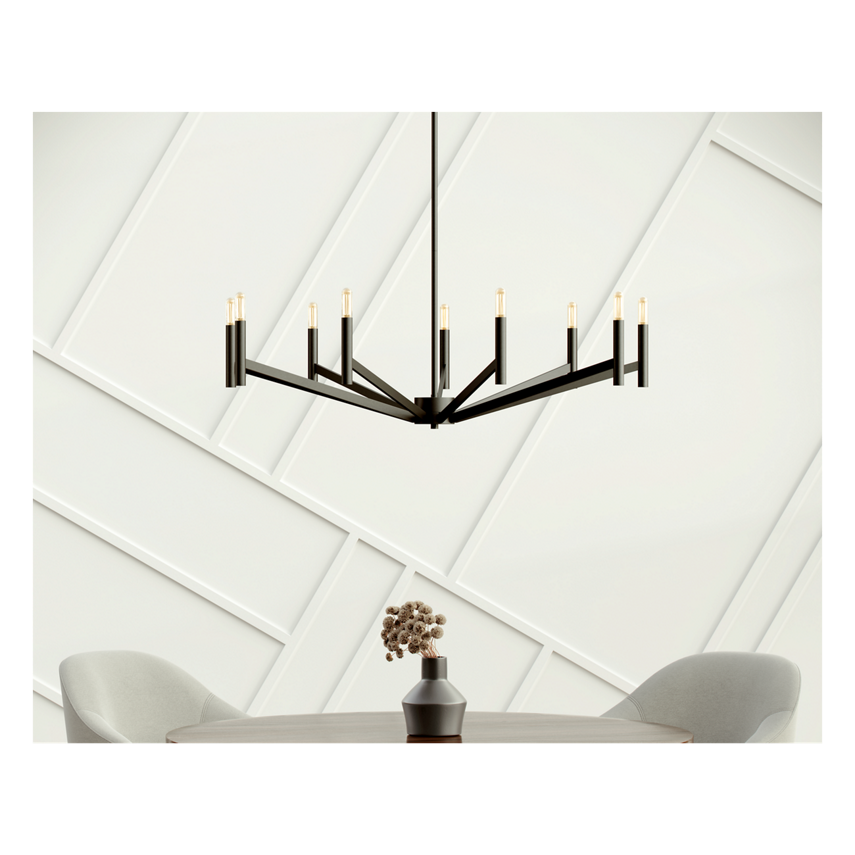 Vector 9-Light Chandelier