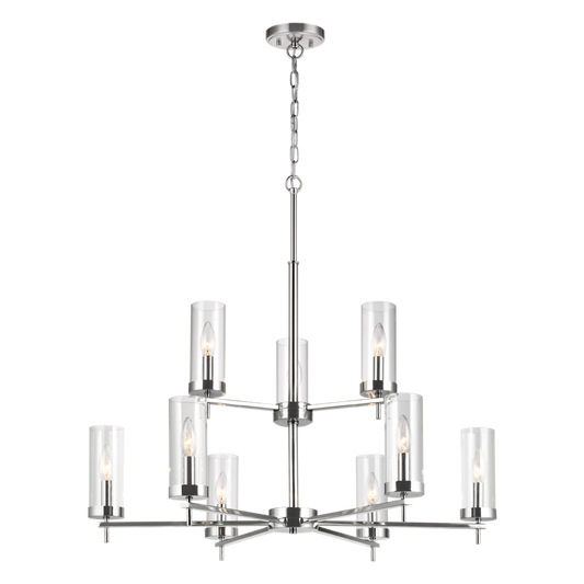 Zire 9-Light Chandelier