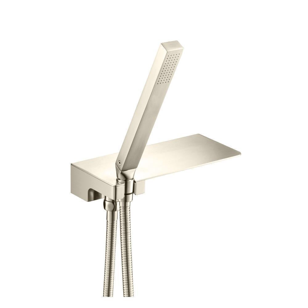 Flusso SHS.1038 Hand Shower Set With Shelf Thingy, Elbow, Holder & Hose