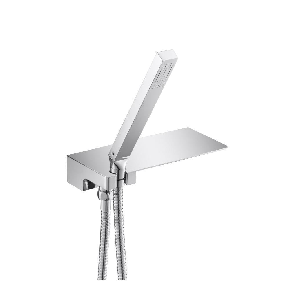 Flusso SHS.1038 Hand Shower Set With Shelf Thingy, Elbow, Holder & Hose
