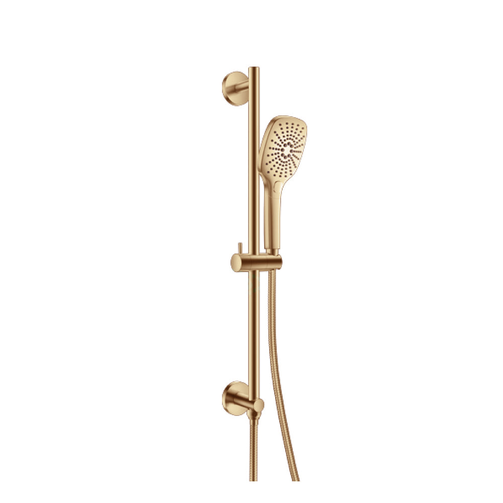 Flusso SHS.2017 Hand Shower Set with Slide Bar, Integrated Elbow & Hose