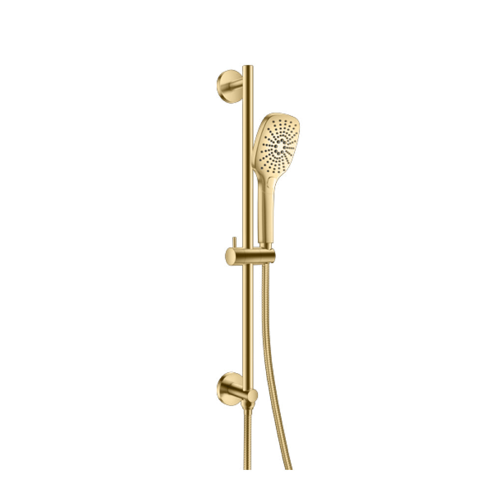 Flusso SHS.2017 Hand Shower Set with Slide Bar, Integrated Elbow & Hose