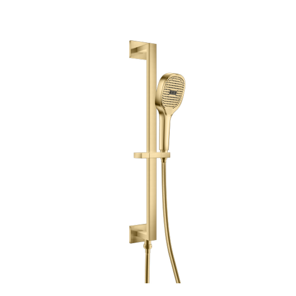 Flusso SHS.2019 Hand Shower Set with Slide Bar, Integrated Elbow & Hose