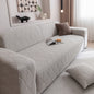 Modern Wavy Jacquard Sofa Slipcover, High Stretch Sofa Cover with 3D Organic Texture