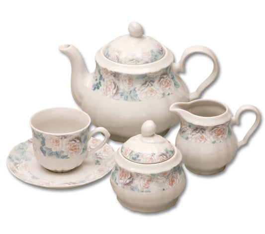Rose Tea Set - flower