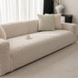 3D Jacquard Geometric Sofa Cover, High Stretch Soft Polar Fleece Slipcover for Couch