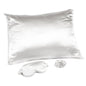 Giftable White Goodnight Gorgeous Satin Sleep Set [Includes