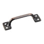 Sash Pull  4-1/16" x 1-1/8" in Dark Brushed Antique Copper Finish