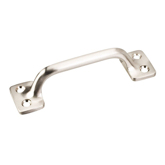 Sash Pull  4-1/16" x 1-1/8" in Satin Nickel Finish