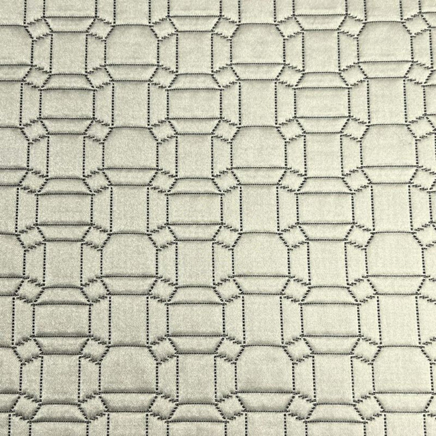 Champagne Square Jacquard, Quilted Look - Custom Tablecloths