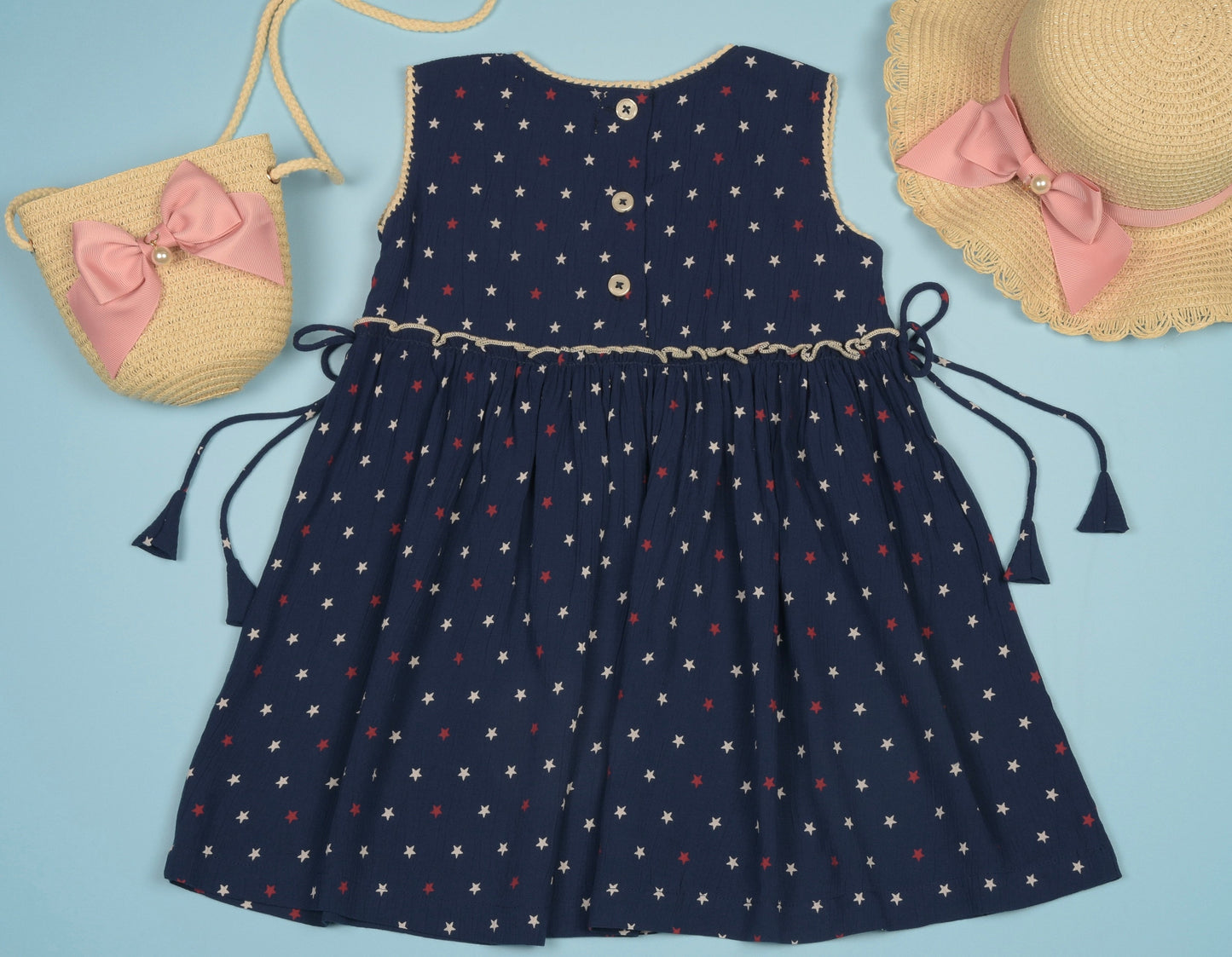 Blue Stars 4th of July Dress