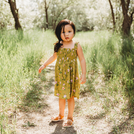 Smocking High & Low Dress